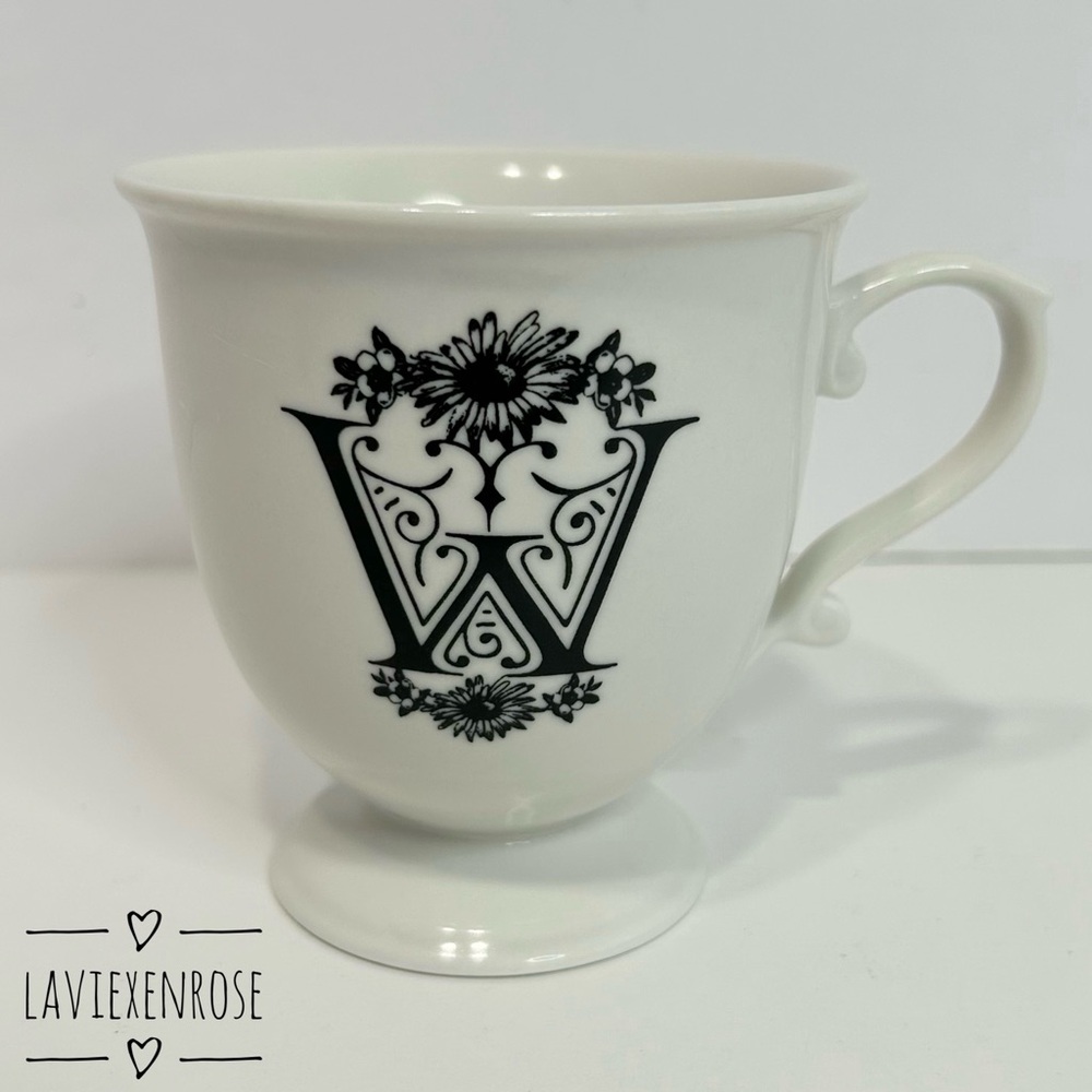 Anthropologie Missus Monogram W Mug